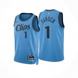 Camiseta Los Angeles Clippers James Harden NO 1 Ciudad 2024-25 Azul